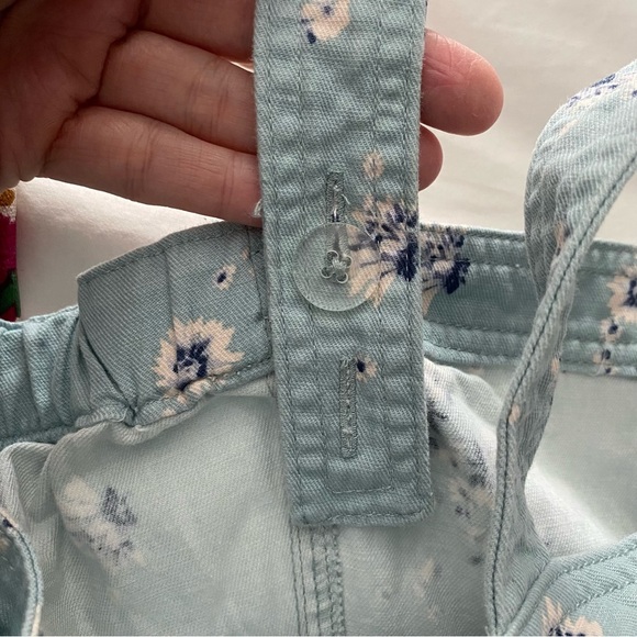 Gap Blue Floral Printed Belted Jumper Size 18 - Picture 8 of 10